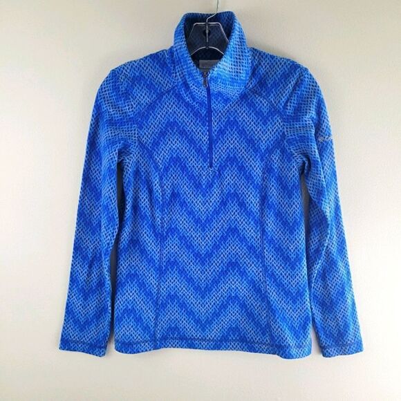 COLUMBIA quarter/half zip pullover fleece - Picture 1 of 8